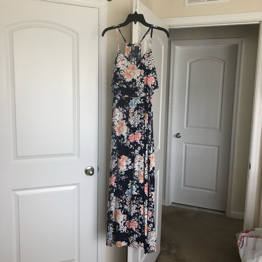 Lauren Conrad floral maxi dress
